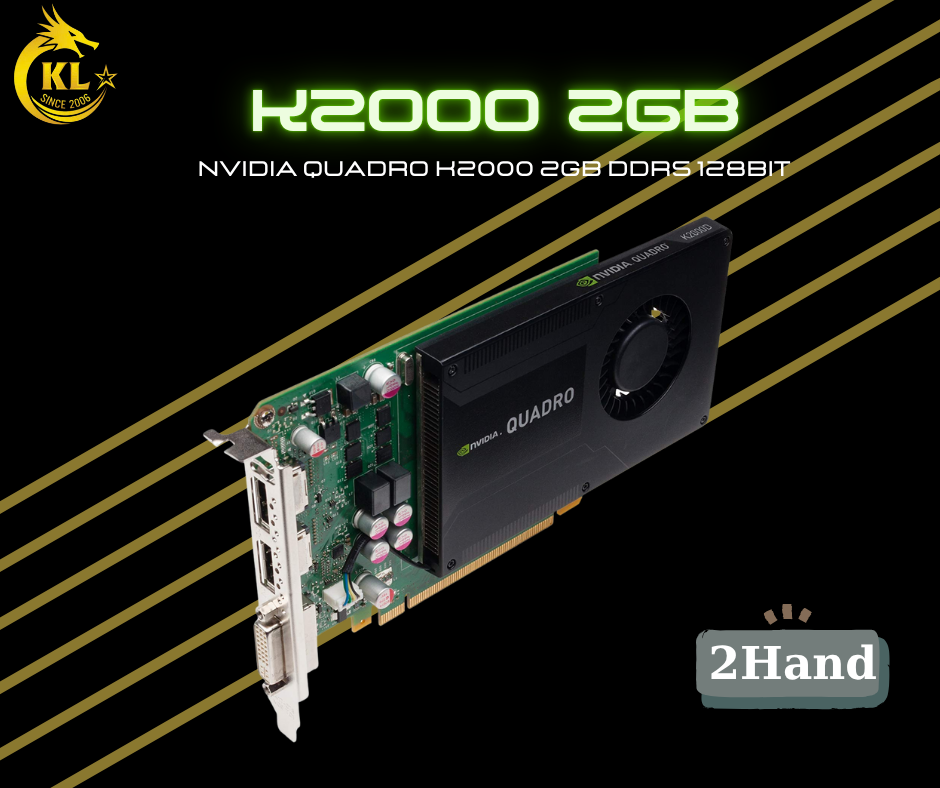 VGA NVIDIA Quadro K2000 2GB GDDR5 Graphics